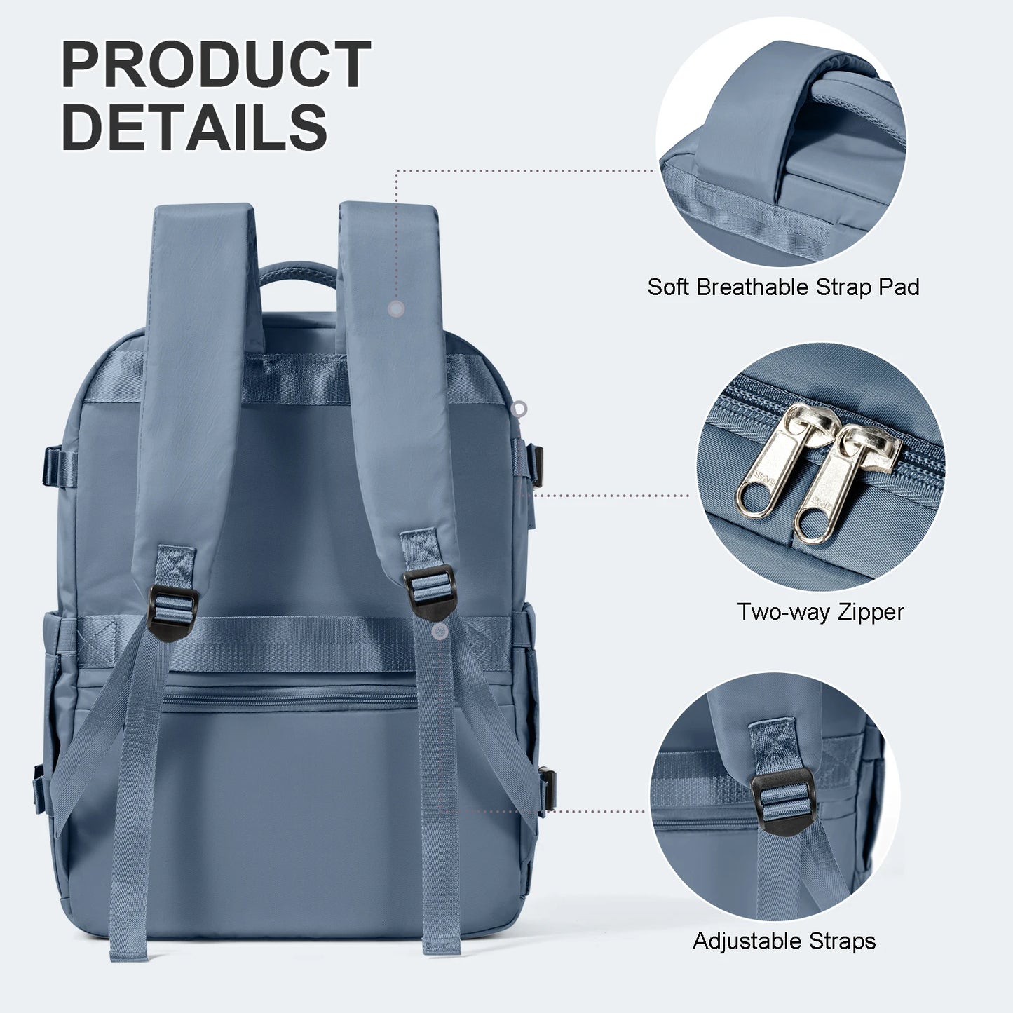 Laptop Carrier - CitySlicker Chic High-Capacity Travel Pack