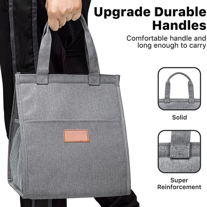 Insulated Tote Bags - UrbanEase Chic Insulated Lunch Tote