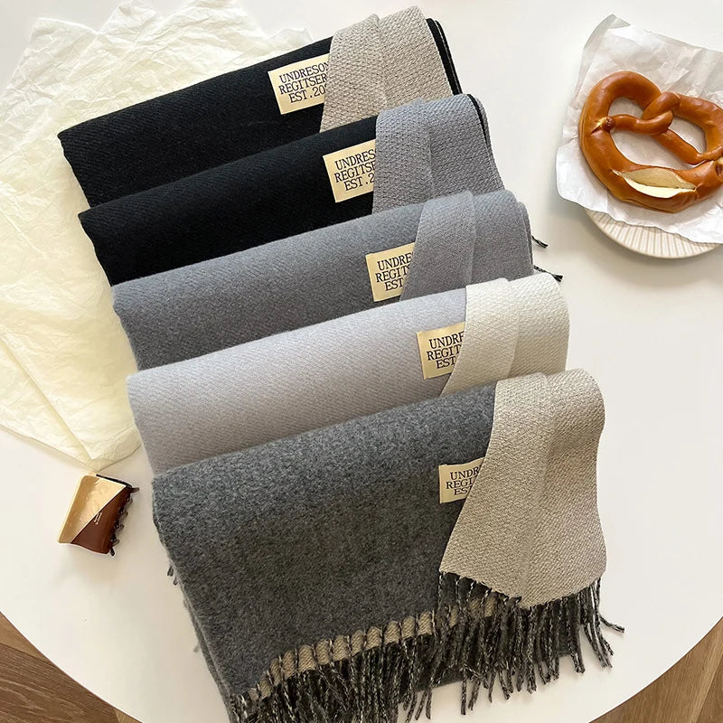 Scarfs- Faux Cashmere Pashmina Scarves Soft Scarf- - Chuzko Women Clothing