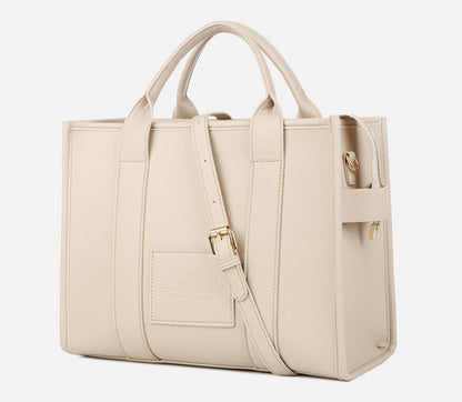 Tote Bags - Trendy Beige Leather Shoulder Bag – The Tote Bag