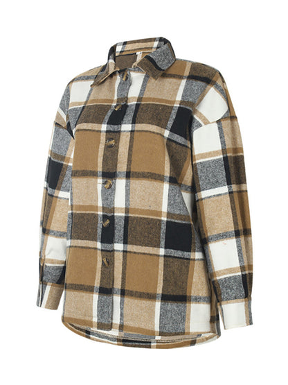 Shackets - Harmonious Plaid Flannel Shacket – Perfect to Mix-Match