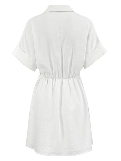 Robe chemise d'été pour femme