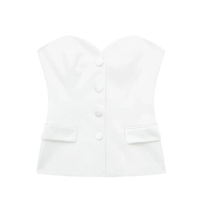 Shorts Sets- The Must-Have Cocktail Outfit for Every Woman- White top- Pekosa Women Fashion