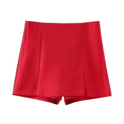 Shorts Sets- The Must-Have Cocktail Outfit for Every Woman- Red shorts- Pekosa Women Fashion