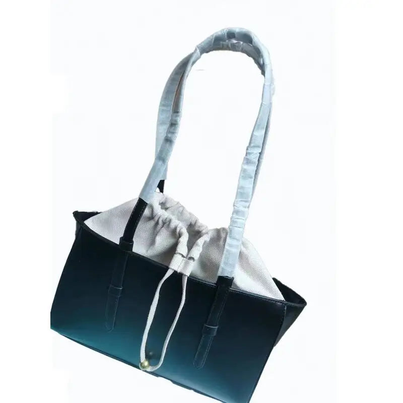 Shoulder Bags - High Quality PU Leather Shoulder Bags Drawstring Closed Top