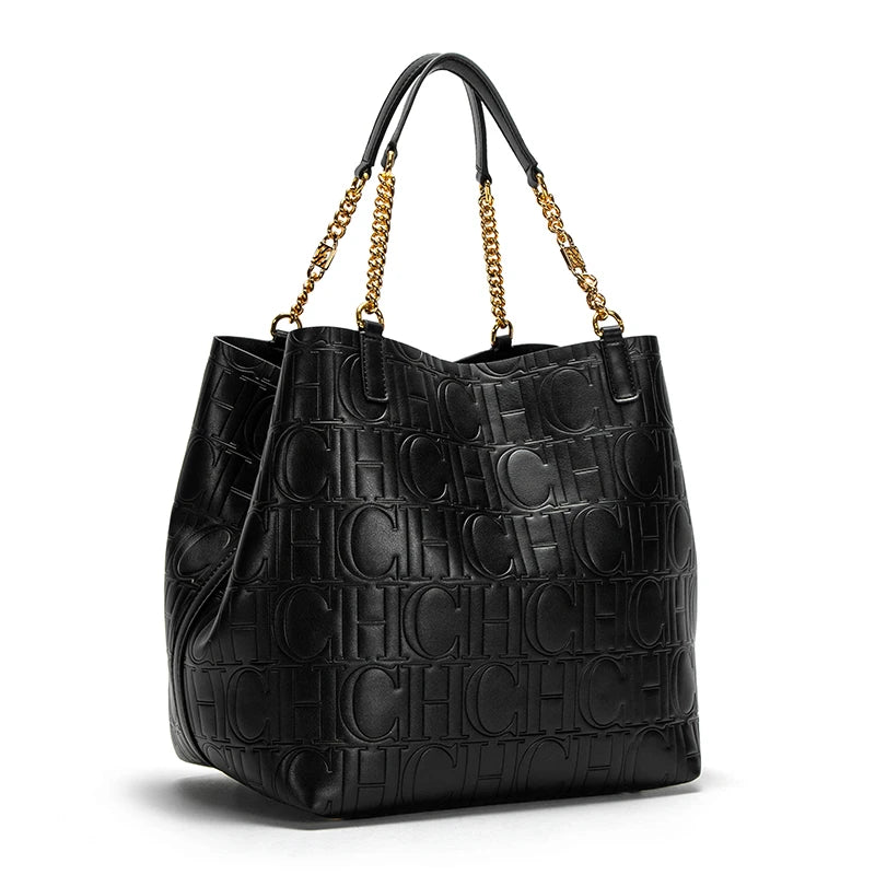 Shoulder Bags - Timeless Texture Handbag - Retro Deluxe