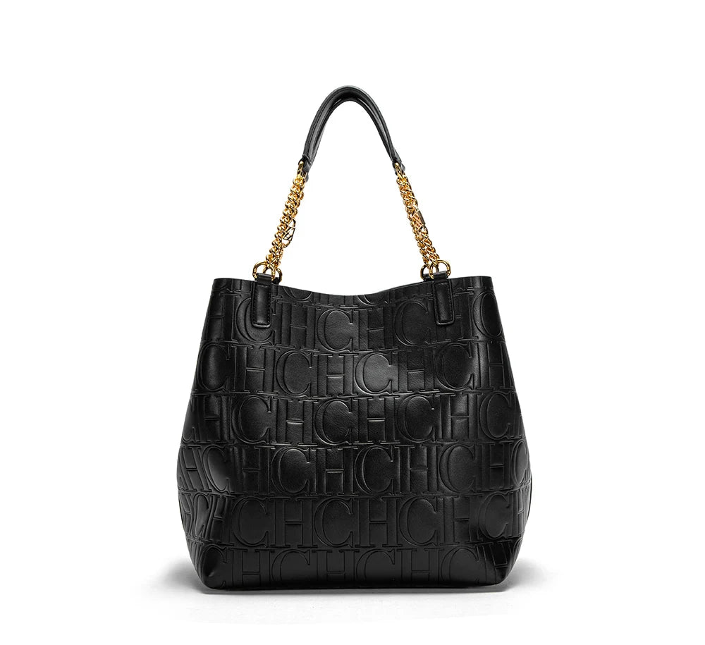 Shoulder Bags - Timeless Texture Handbag - Retro Deluxe