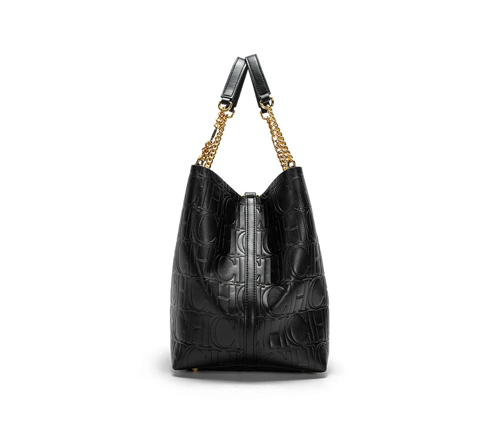 Shoulder Bags - Timeless Texture Handbag - Retro Deluxe