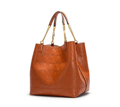 Shoulder Bags - Timeless Texture Handbag - Retro Deluxe