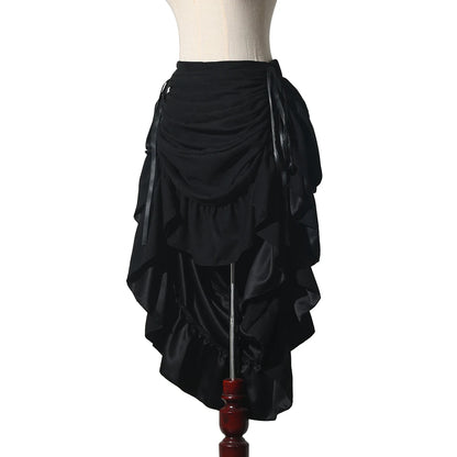 Skirts- Renaissance Fair Ready: High-Low Pirate Skirt for Timeless Elegance