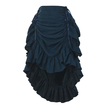 Skirts- Renaissance Fair Ready: High-Low Pirate Skirt for Timeless Elegance