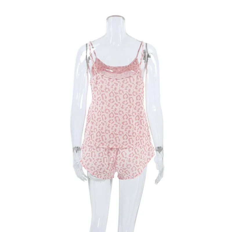 Sleepwear - Breezy Cotton Sleeveless Pajama Set – Cute Sleepwear