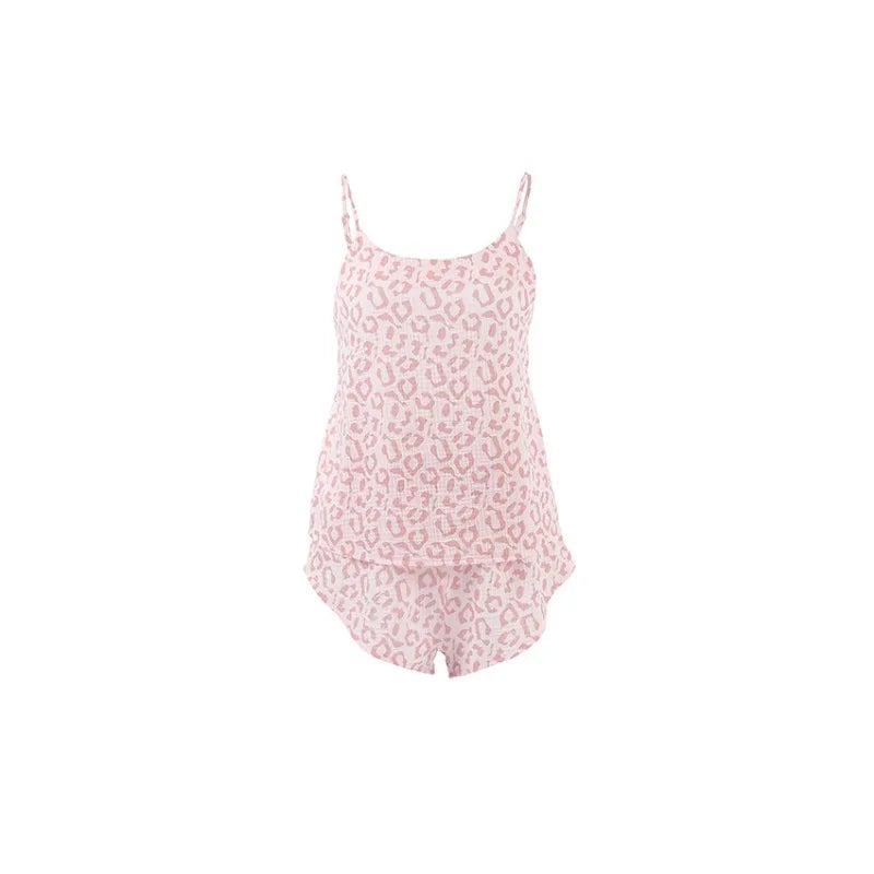 Sleepwear - Breezy Cotton Sleeveless Pajama Set – Cute Sleepwear