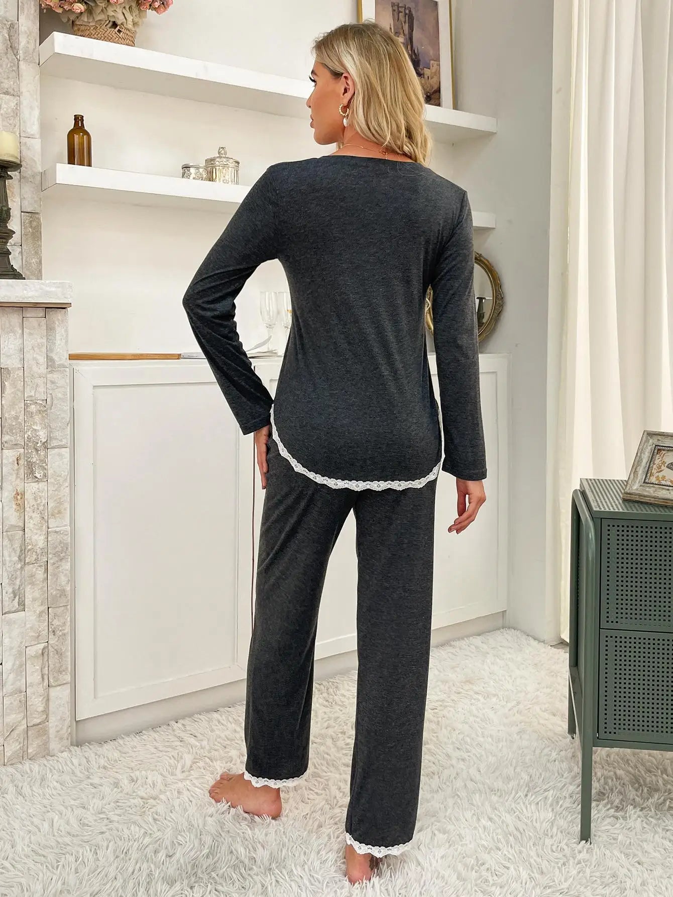 Sleepwear - Chic Cozy Nights Full-Length Sleepwear Set