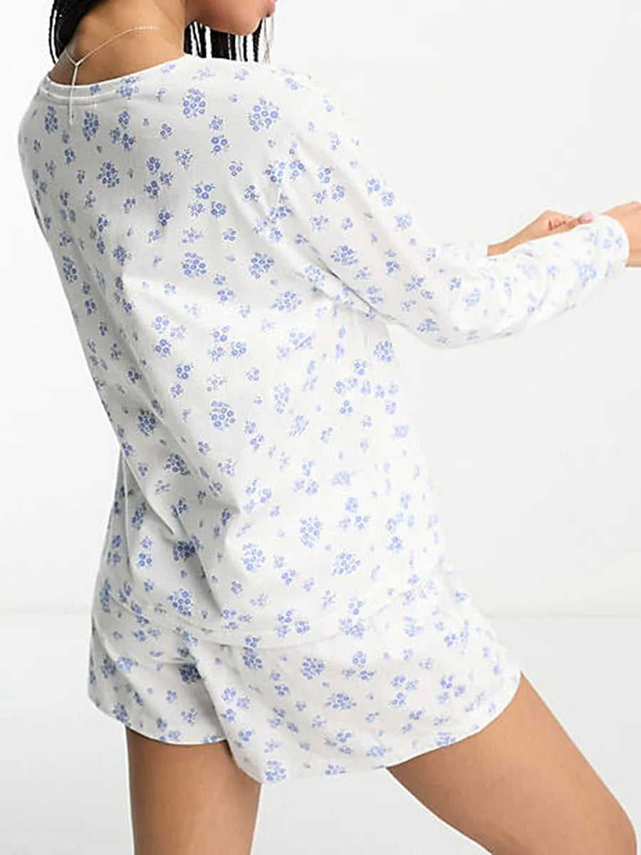 Sleepwear - Floral Dreams All-Season Sleepwear Set