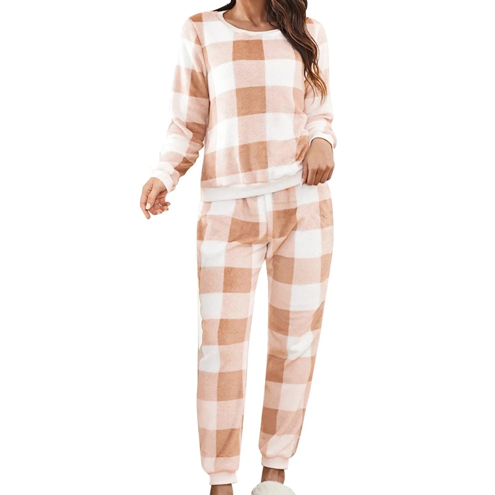 Sleepwear - Full Body Pajamas Suits – Warm Plaid Flannel Sleepwear