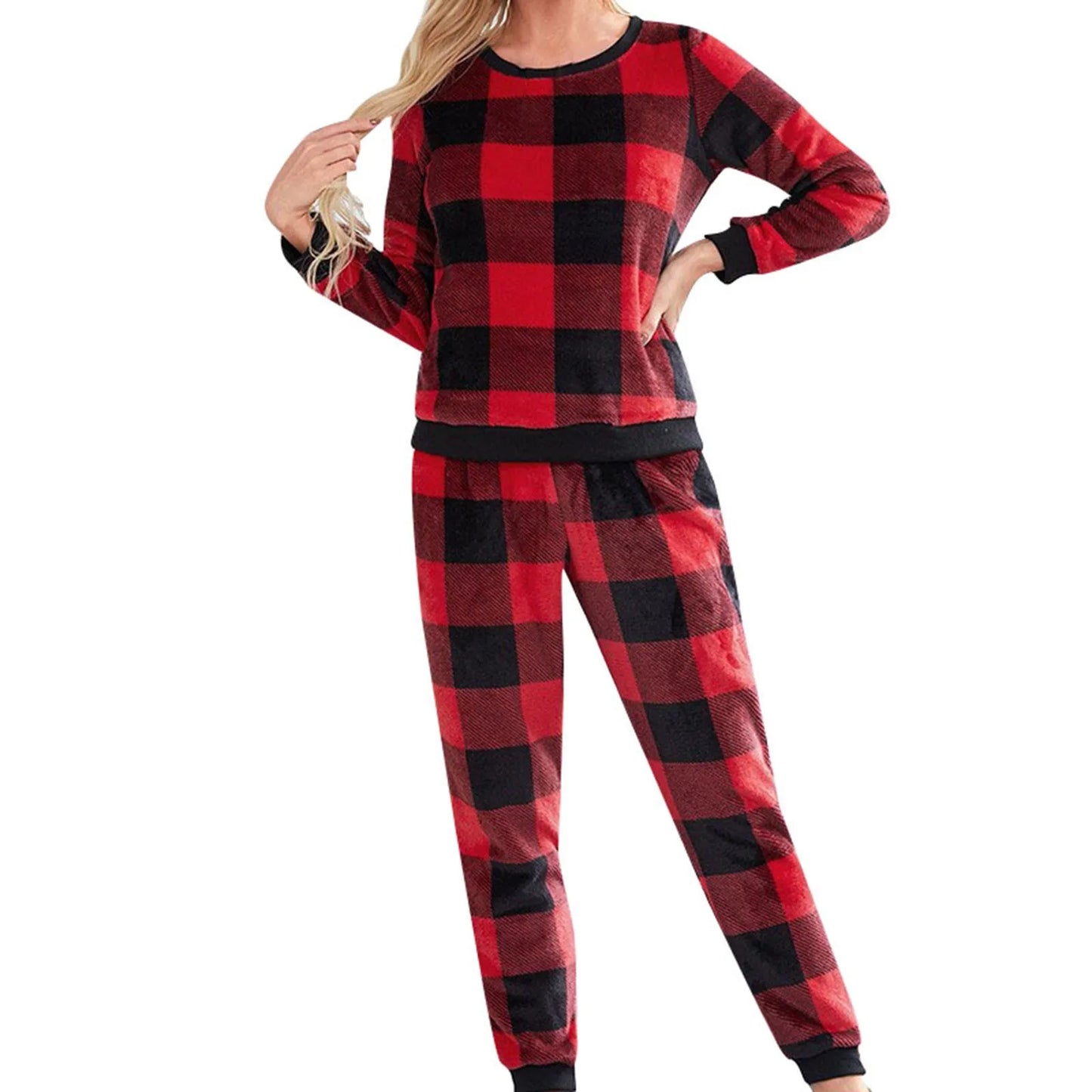 Sleepwear - Full Body Pajamas Suits – Warm Plaid Flannel Sleepwear