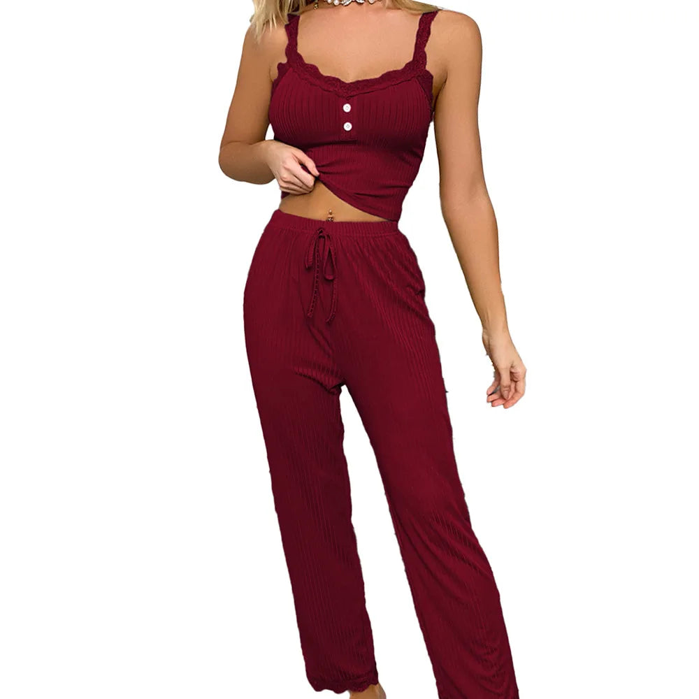 Sleepwear - Serene Comfort Cami Top + Pants Loungewear