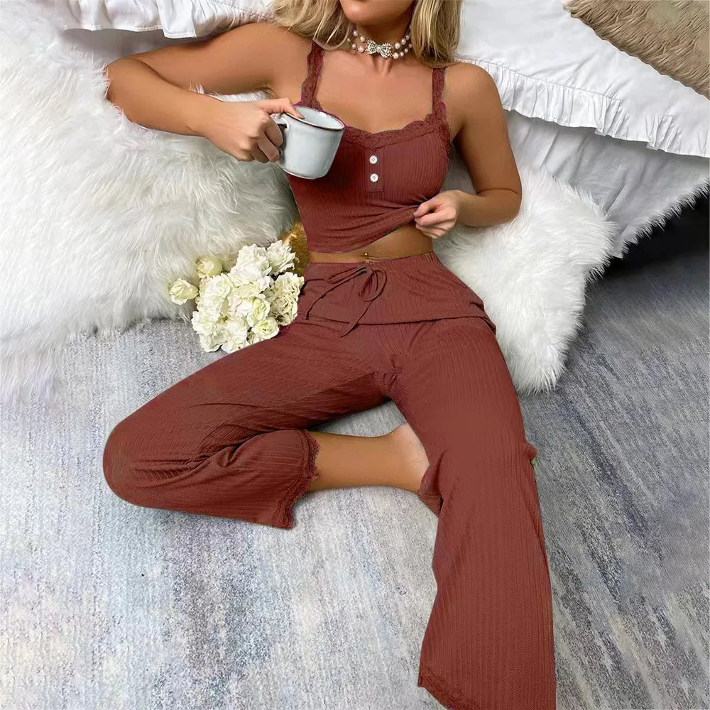 Sleepwear - Serene Comfort Cami Top + Pants Loungewear