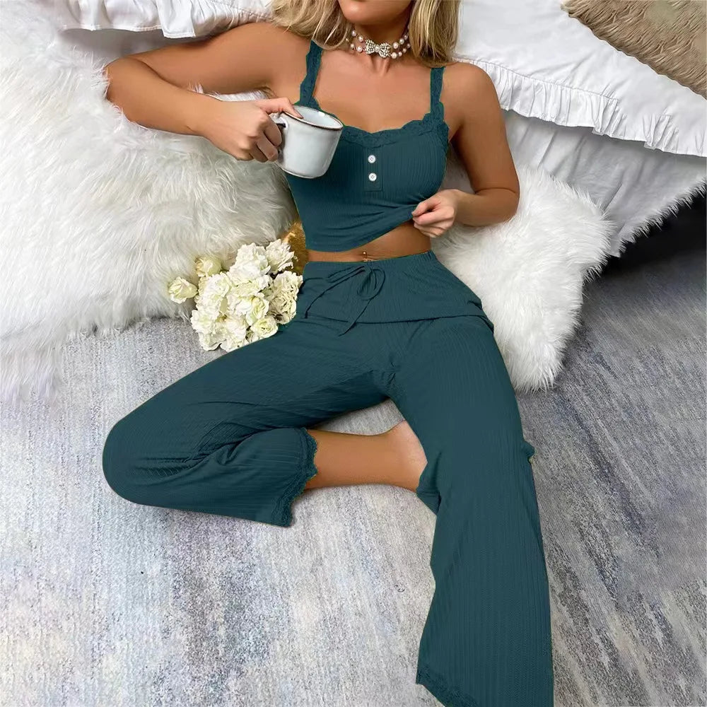 Sleepwear - Serene Comfort Cami Top + Pants Loungewear