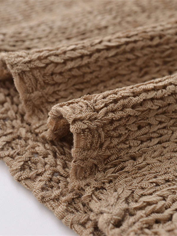 Sleeveless Top- Earthy Knit Top- - Pekosa Women Fashion