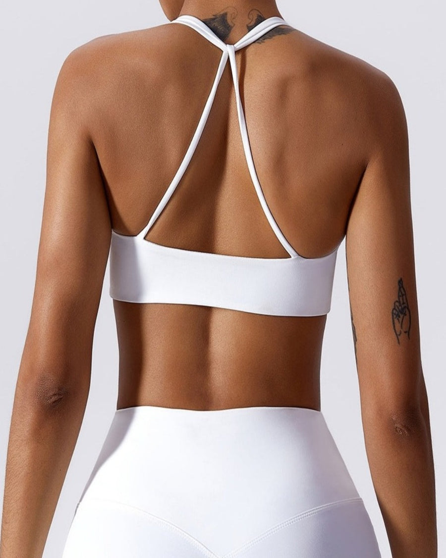 Sporty Bra- Solid Push-up Sporty Bra- - Pekosa Women Clothing