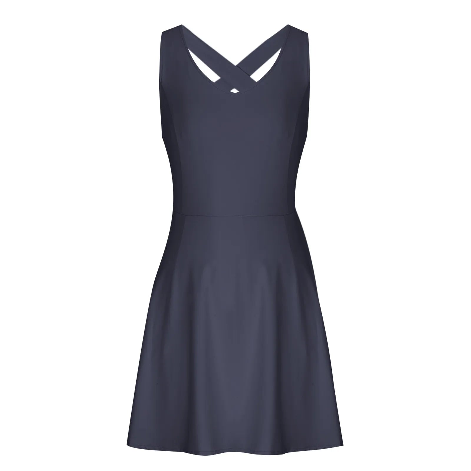 Sporty Dresses- Women's Ultimate Golf & Tennis Dress with Built-in Shorts- - Pekosa Women Fashion