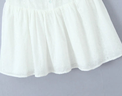 Summer Wedding Style Floral Eyelet Lace Dress