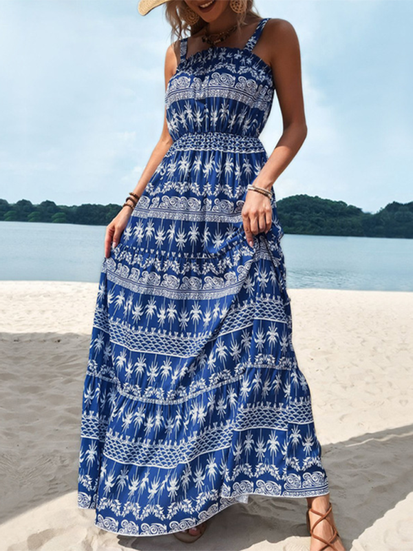 Summer Dresses- A-Line Vacay Dress for Summer Beach Escapes- - Pekosa Women Fashion