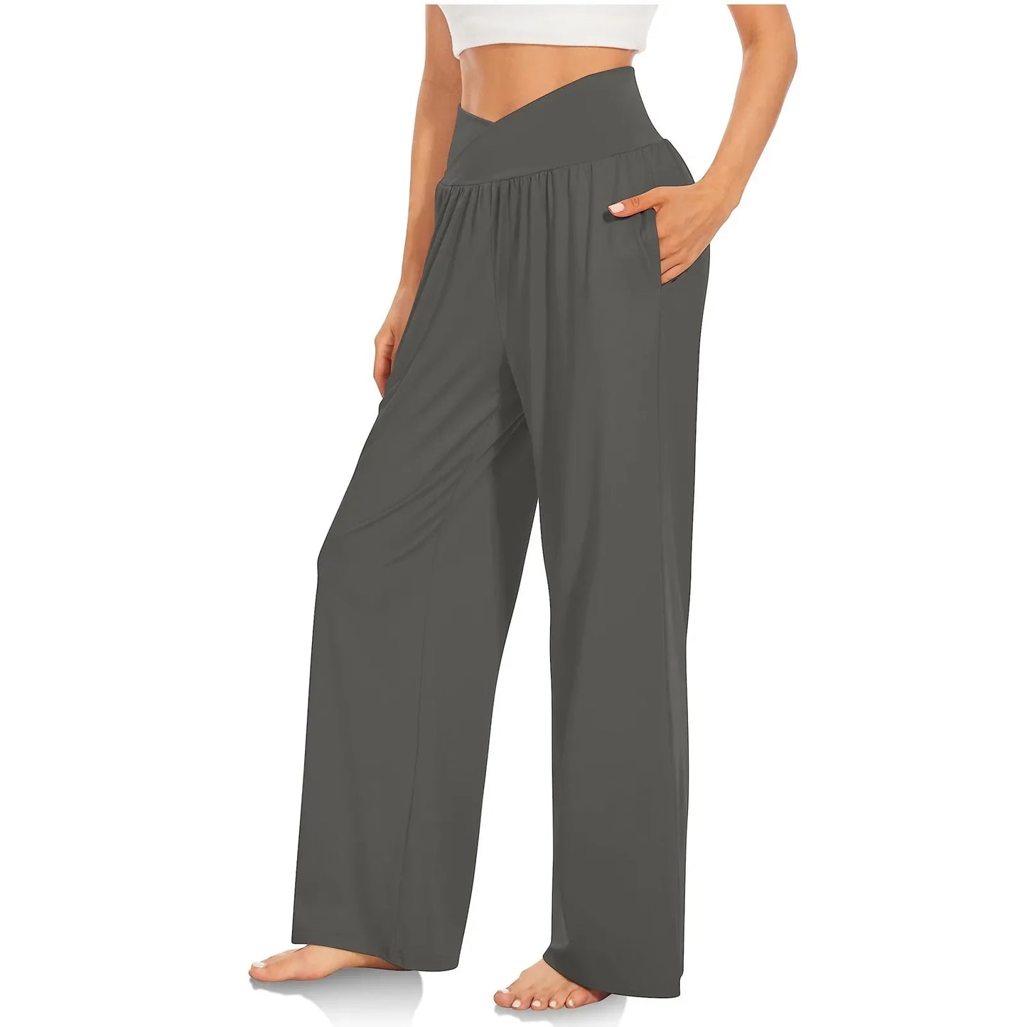 Summer Pants- Wide-Leg Pants Perfect for Everyday Casual Outfits- - Pekosa Women Fashion