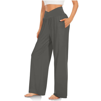 Summer Pants- Wide-Leg Pants Perfect for Everyday Casual Outfits- - Pekosa Women Fashion