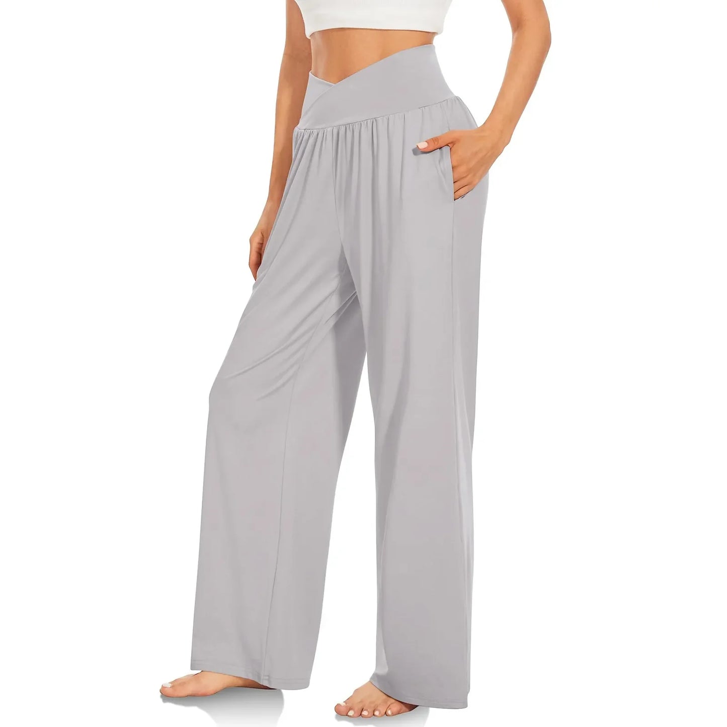 Summer Pants- Wide-Leg Pants Perfect for Everyday Casual Outfits- - Pekosa Women Fashion