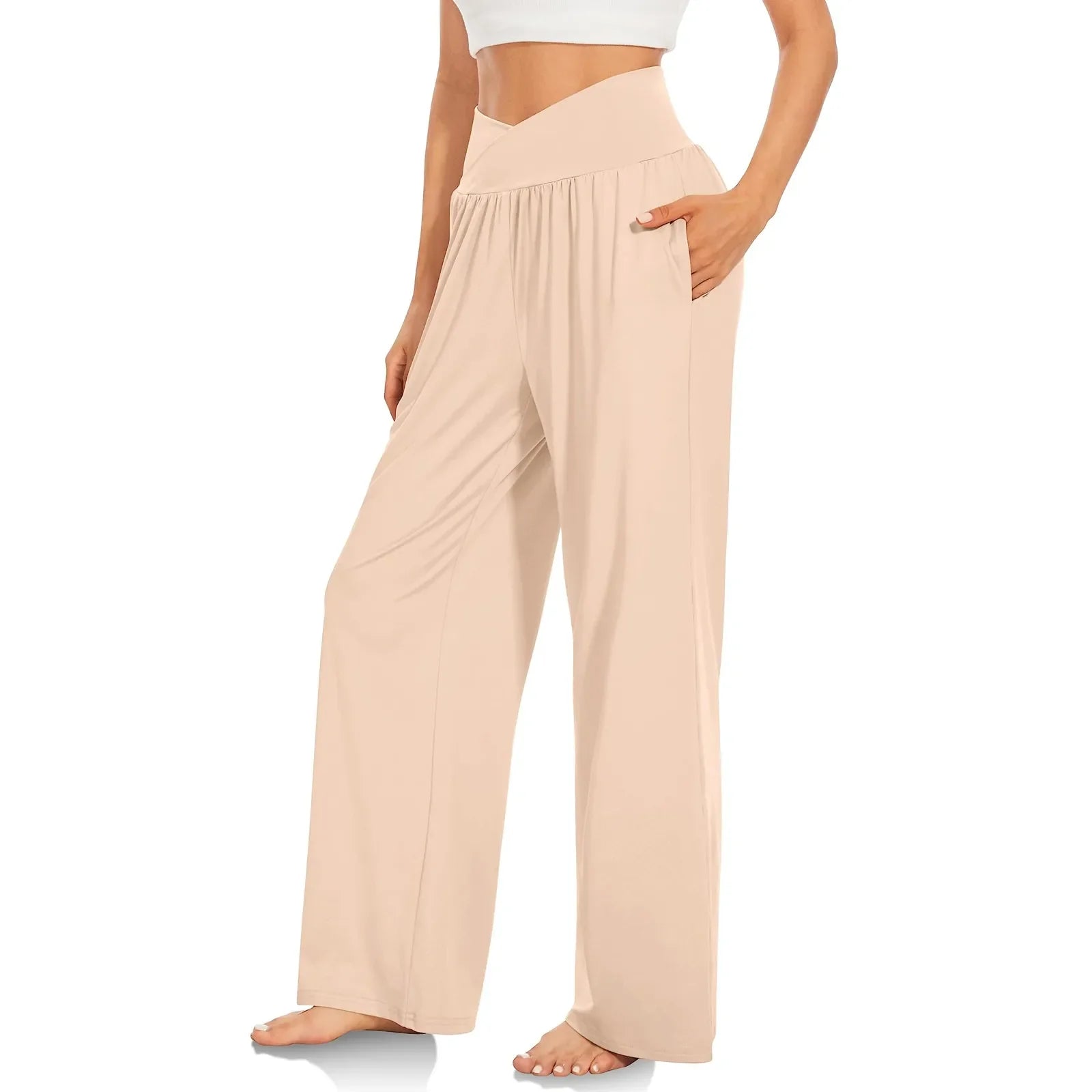 Summer Pants- Wide-Leg Pants Perfect for Everyday Casual Outfits- - Pekosa Women Fashion