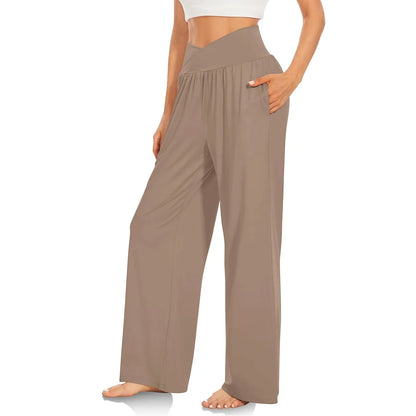 Summer Pants- Wide-Leg Pants Perfect for Everyday Casual Outfits- - Pekosa Women Fashion