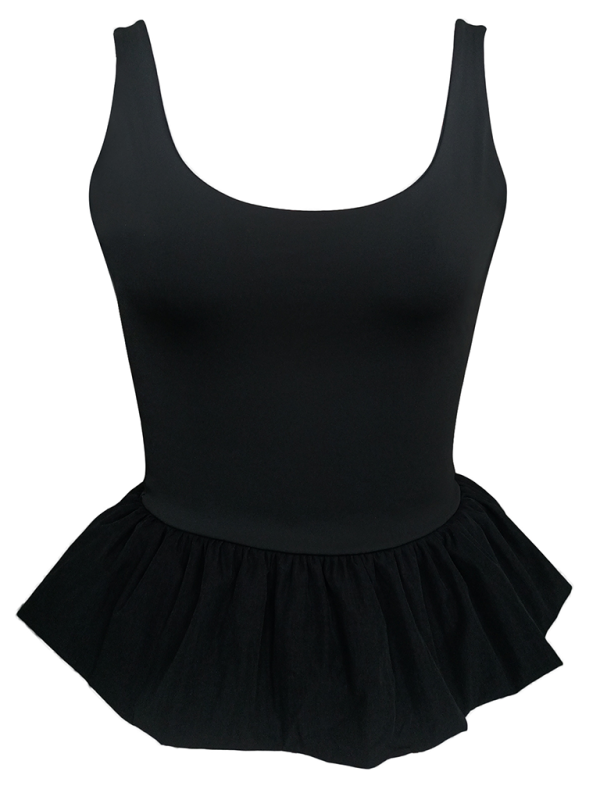 Summer Tops- Fitted Peplum Sleeveless Top for Women- - Pekosa Women Fashion