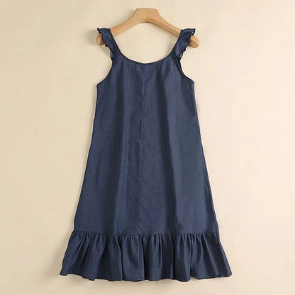 Sundresses- Cute Dress in Soft Cotton Blend for Everyday Wear- - Pekosa Women Fashion