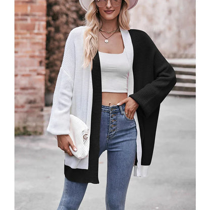 Sweater Cardigans- Essential Open Front Duster Cardigan – Must-Have Layering Piece- - Pekosa Women Fashion