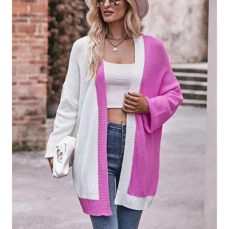 Sweater Cardigans- Essential Open Front Duster Cardigan – Must-Have Layering Piece- - Pekosa Women Fashion