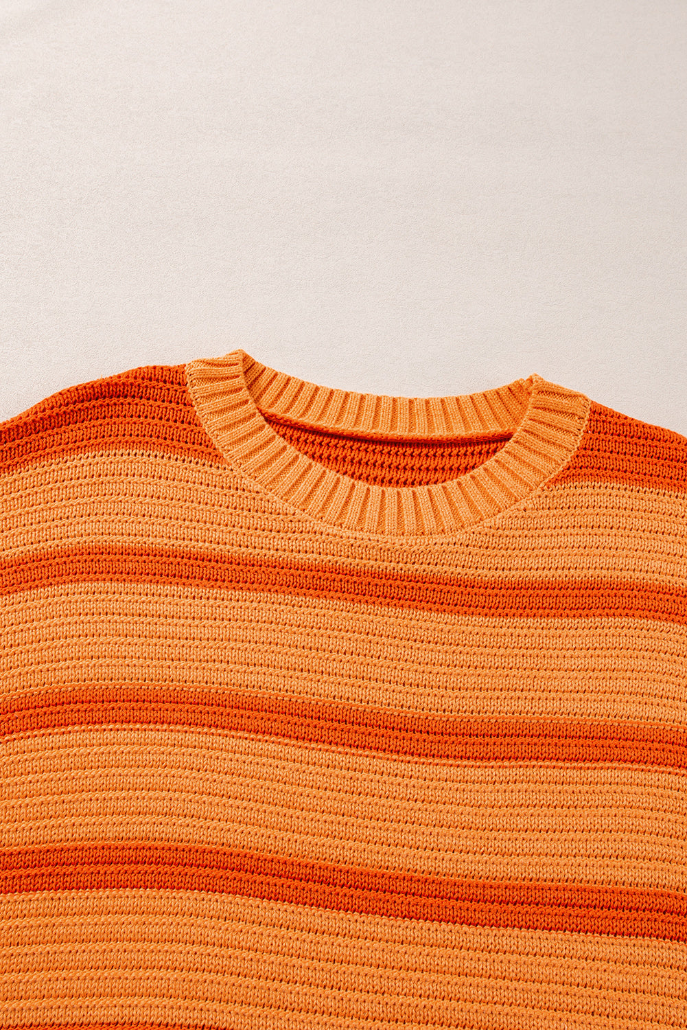 Sweaters - Colorblock Sweater for Fall/Winter Striped Jumper