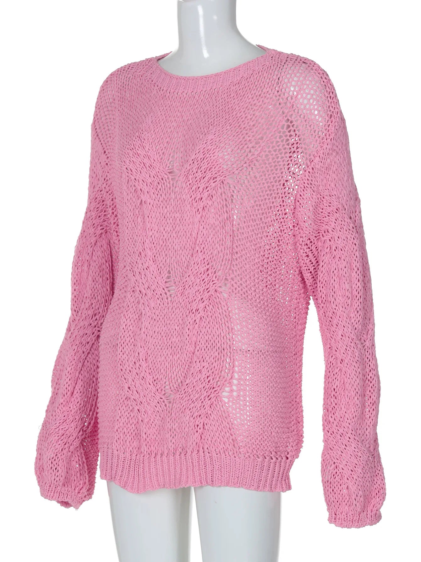 Sweaters - Distressed Sweater Modern Knit Jumper for Trendy Layering