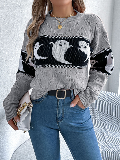 Sweaters - Ghostly Fun Sweater Jumper for Halloween