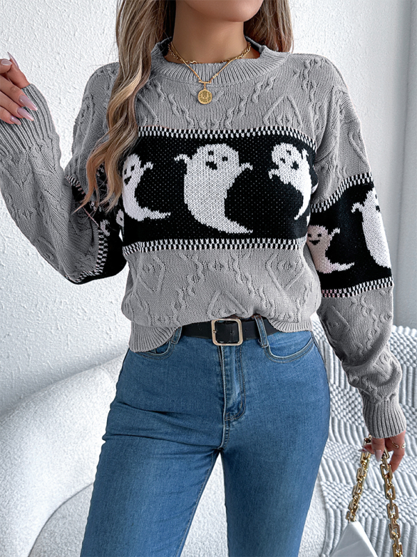 Sweaters - Ghostly Fun Sweater Jumper for Halloween