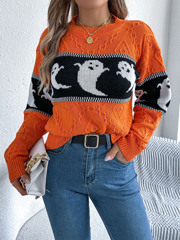 Sweaters - Ghostly Fun Sweater Jumper for Halloween