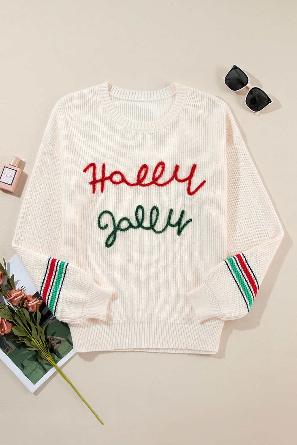 Sweaters - Holly Jolly Festive Sweater Christmas Jumper