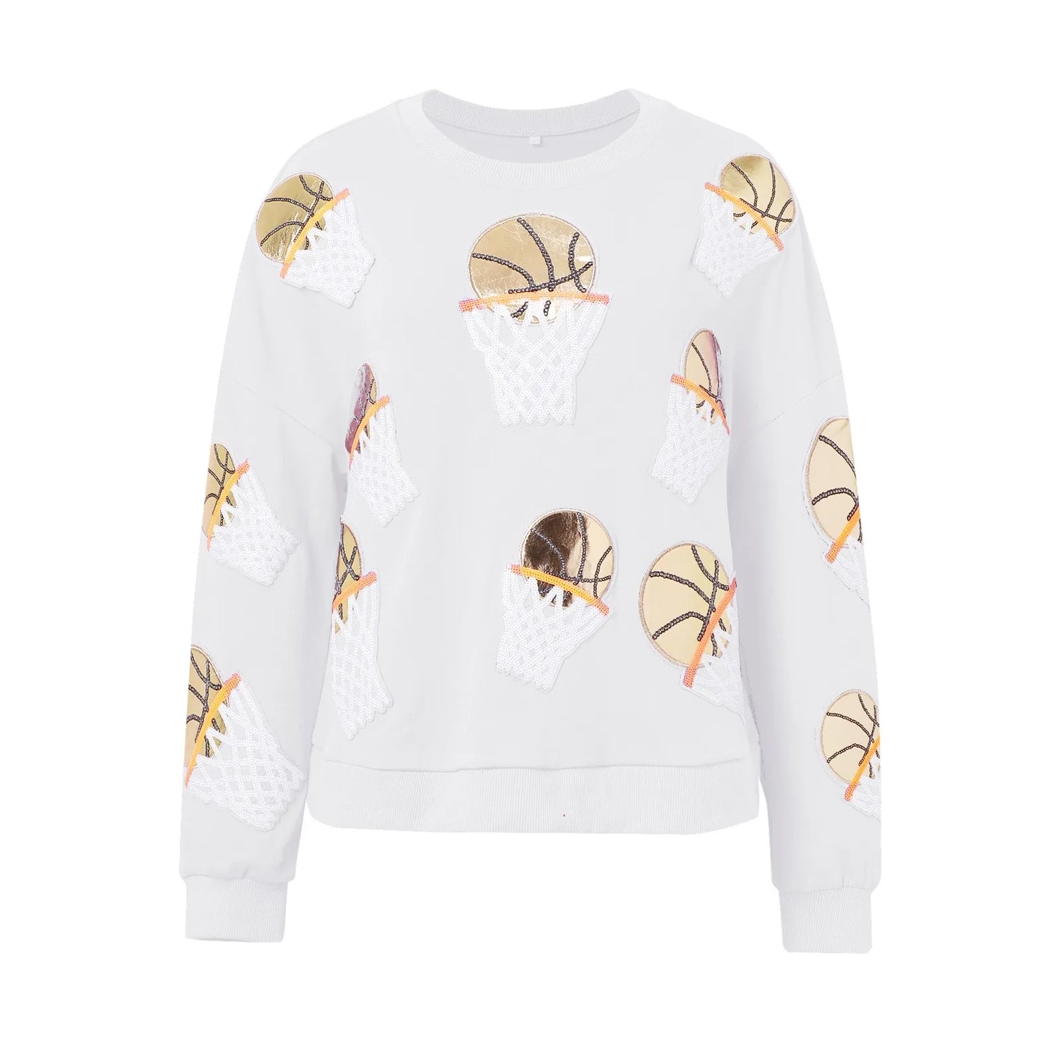 Sweatshirts - Festive Sports-Themed Sweatshirt for Women