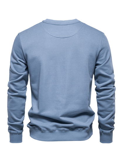 Sweatshirts- Essential Men's Crew Neck Sweatshirt Spring & Fall