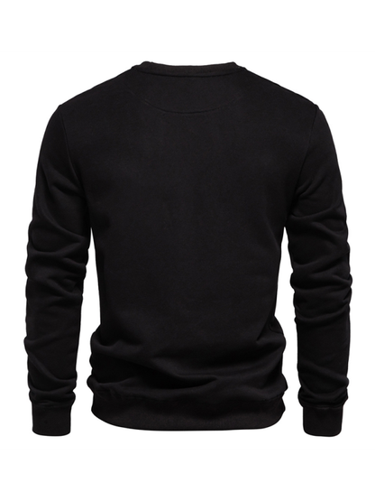 Sweatshirts- Essential Men's Crew Neck Sweatshirt Spring & Fall