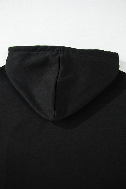 Sweatshirts & Hoodies - Cropped Hoodie with Drawstring Style