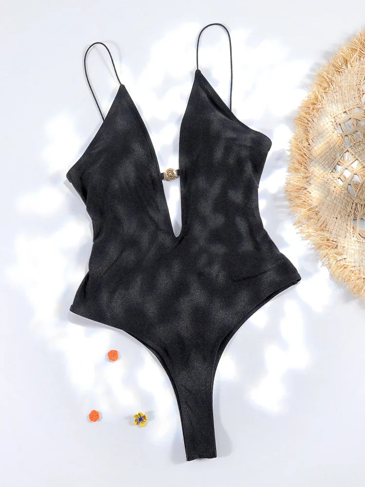 Swimwear- Elegant One-Piece Swimsuits for Resort Evenings- - Pekosa Women Fashion