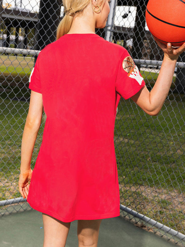 Basketball-Inspired Dress for Casual Outings